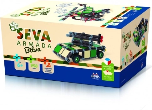 Klocki SEVA Armia – bitwa, 958 elementów