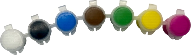 Żywe kolory w zamykanych kubeczkach