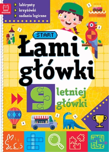 Aksjomat Łamigłówki dla 9-latków: labirynty i krzyżówki