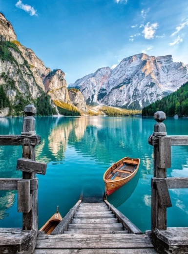 Puzzle Jezioro Braies 500 szt.