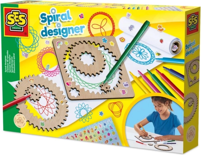 Drewniane szablony do spiralnych wzorów