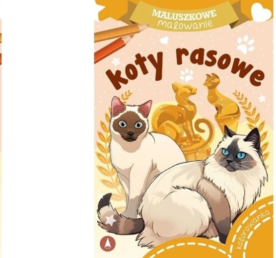 Maluszkowe malowanie: Koty rasowe