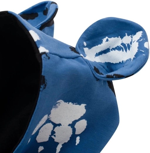 Ciepły kaptur z uroczymi uszkami