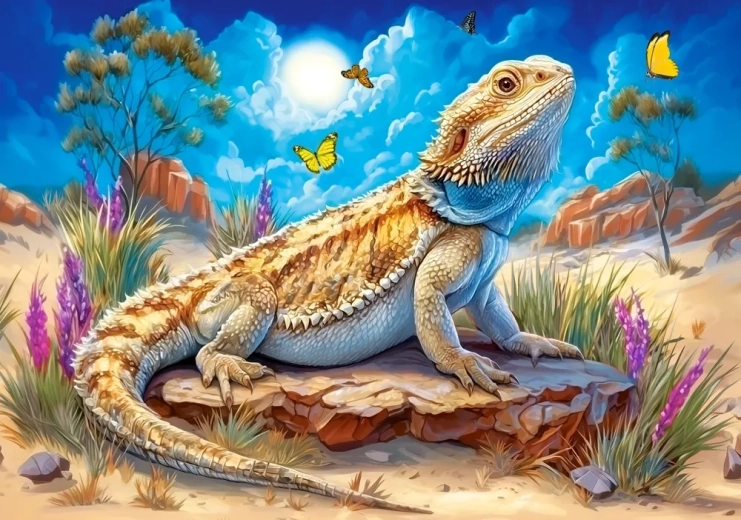Puzzle Jaszczurczy król 500 elementów CASTORLAND