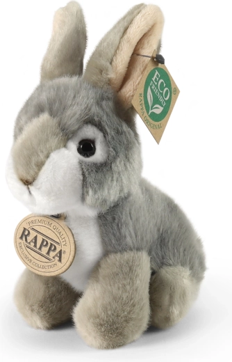 Rappa pluszowy królik szary siedzący Eco-Friendly 16 cm