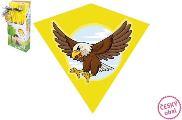 Latający latawiec Orzeł plastik 68x73 cm