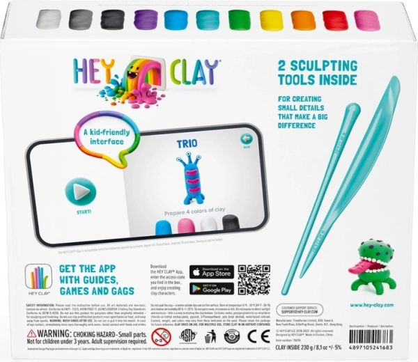 Tworzenie z aplikacją HEY CLAY