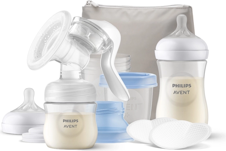 Kompletny zestaw startowy do odciągania, przechowywania i karmienia