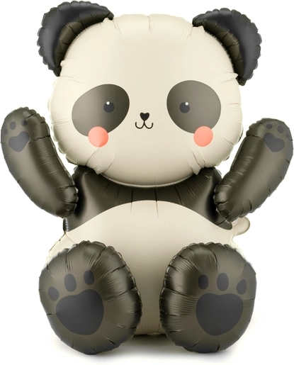Stojąca panda jako wyrazista dekoracja