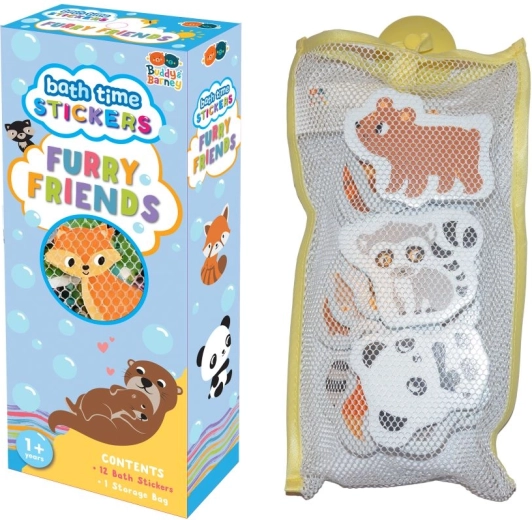 Buddy & Barney naklejki do kąpieli – futrzaki