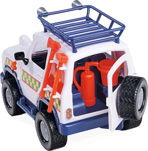Terenowe auto ratunkowe ze światłem