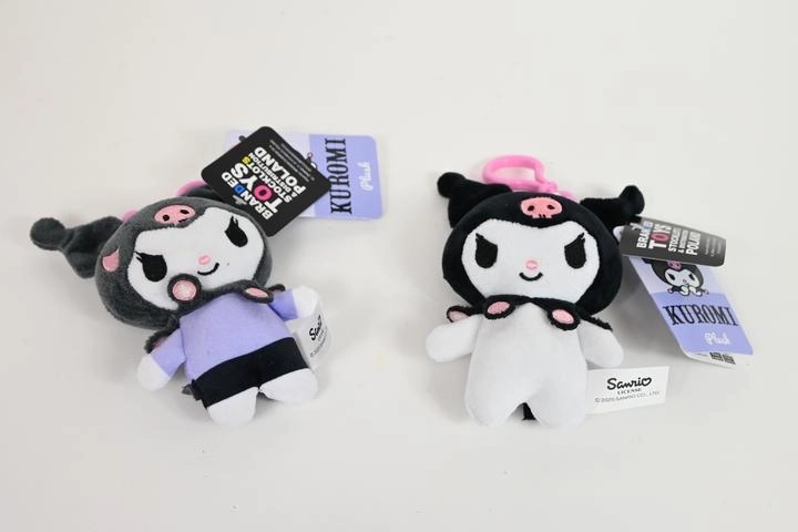 Hello Kitty Sanrio Kuromi pluszowy brelok 14 cm