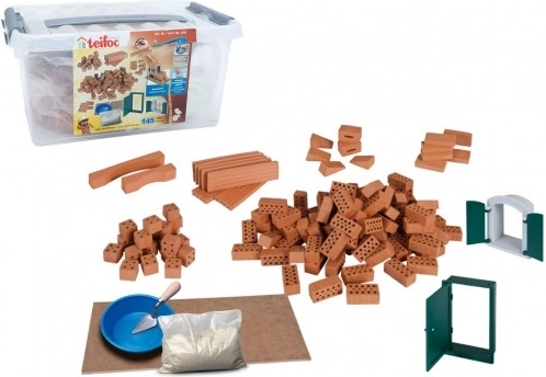 Zestaw konstrukcyjny Teifoc Kreativ Box I 145 szt. w plastikowym pudełku 30x20x15 cm