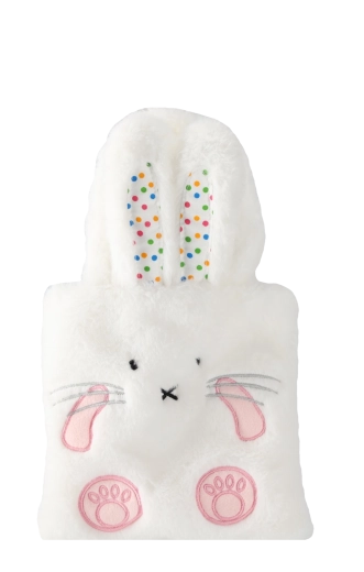 Miękki zajączek z haftowaną buźką