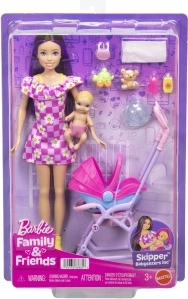 Barbie Skipper opiekunka z wózkiem