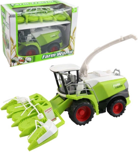 Plastikowy kombajn z hederem 25 cm w pudełku - 1 sztuka