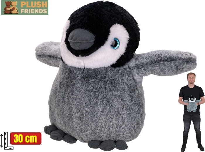 Plush Friends pluszowy pingwin 30 cm