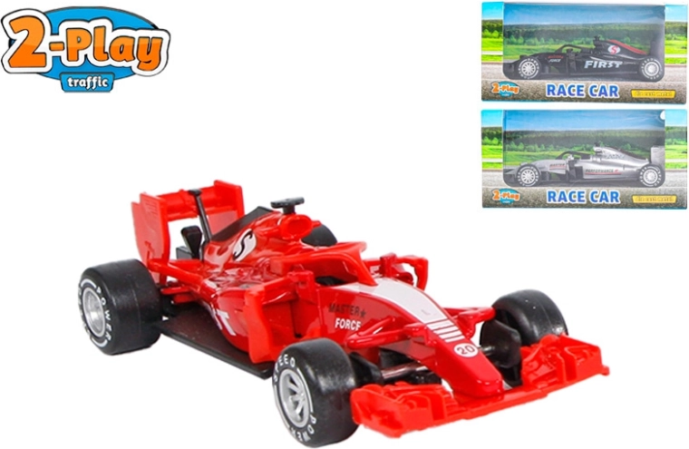 2-Play Traffic metalowa formuła 13 cm – wolny bieg, 3 kolory