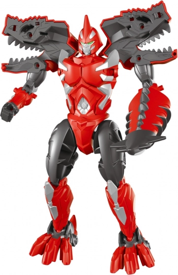 Rozkładany robot dinozaur czerwony