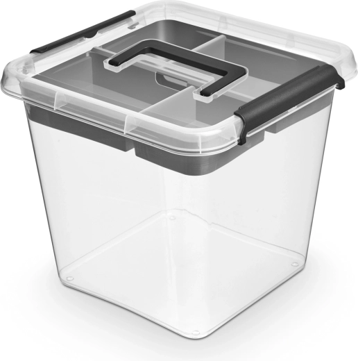 Pojemnik do przechowywania Simplestore insert z pokrywką i uchwytem 13 l (29 × 29 × 26 cm)
