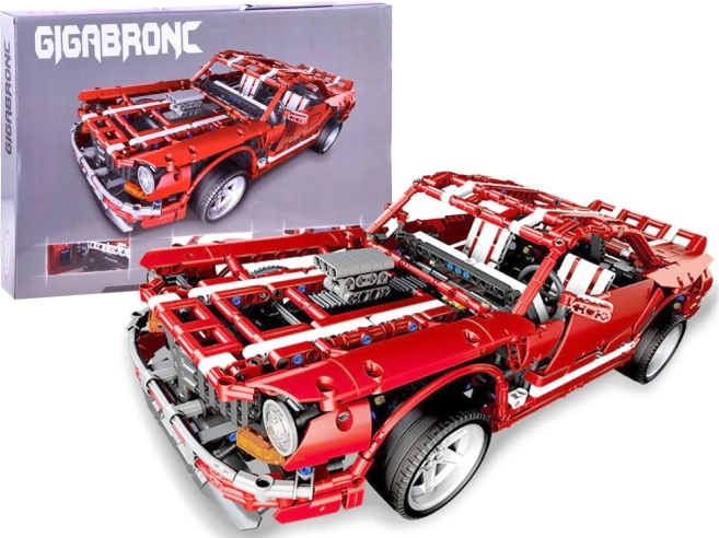 Techniczny zestaw konstrukcyjny samochód sportowy Muscle Car 2000 elementów