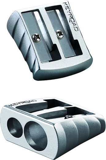 Temperówka Keyroad Metal Duo, srebrna
