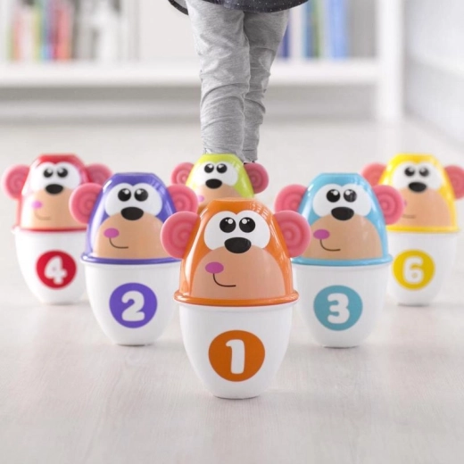 Rozkładane kręgle dla większej liczby możliwości zabawy