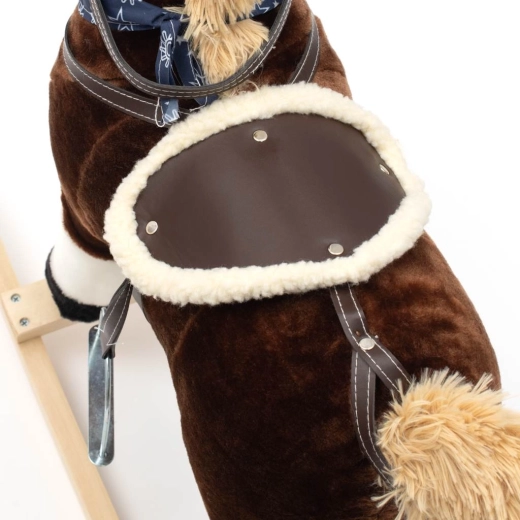 Miękki plusz i wygodne siodło