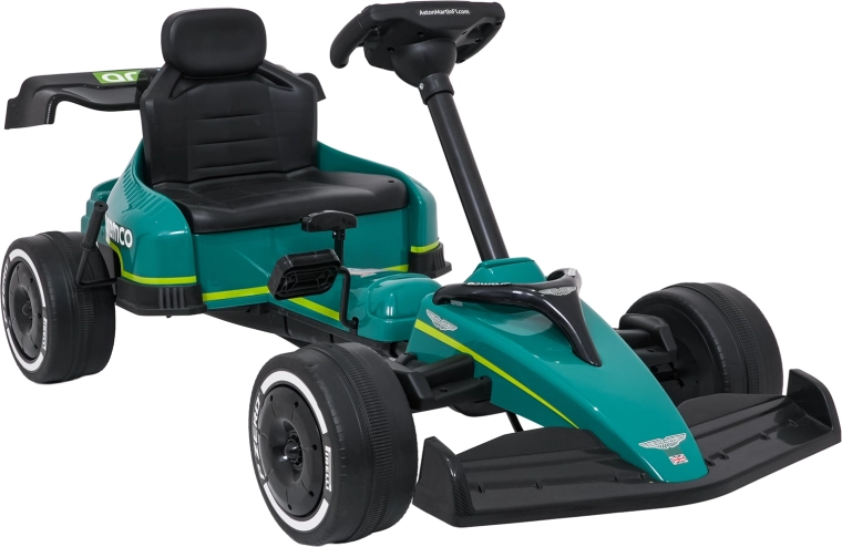 Pedałowy gokart Aston Martin zielony