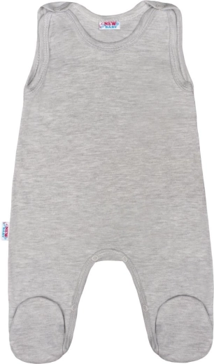 New Baby Classic II niemowlęce śpioszki szare