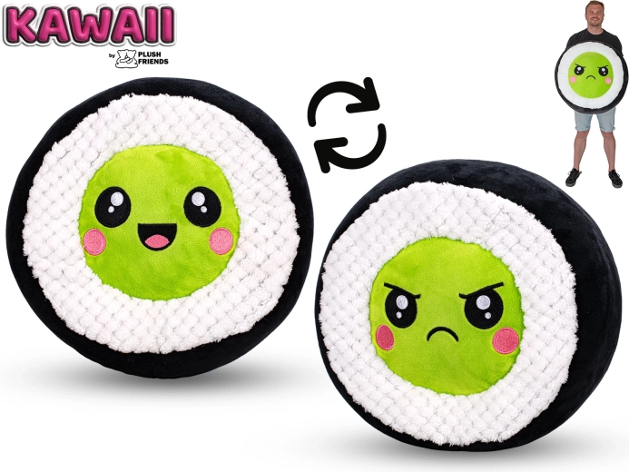 Pluszowe sushi awokado 60 cm Plush Friends Kawaii - 1 sztuka