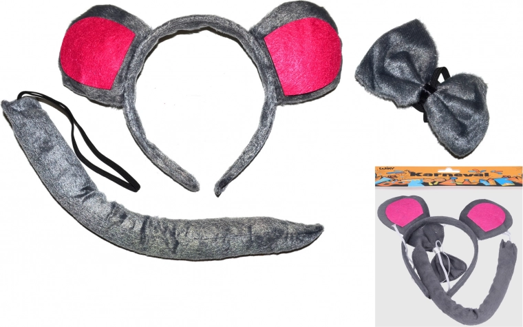 Karnawałowy zestaw mysz