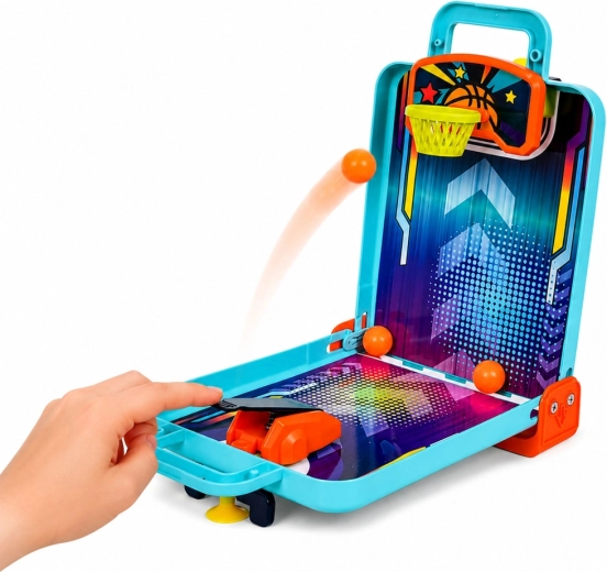 3 gry w jednym: koszykówka, pinball i kręgle