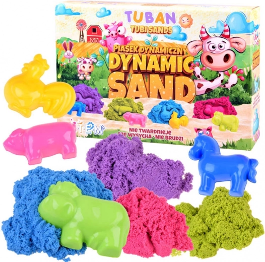 Dynamiczny piasek zestaw Farma