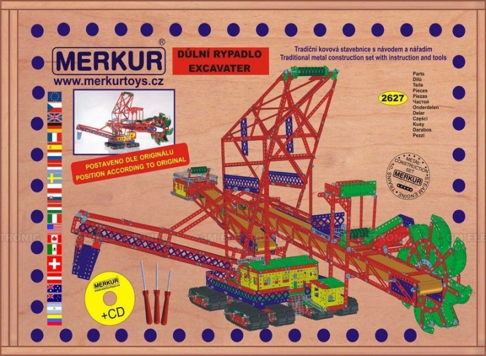 Merkur Maxi - Koparka, 2627 elementów