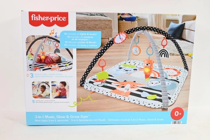 Fisher-Price muzyczna i edukacyjna mata do zabawy 3 w 1