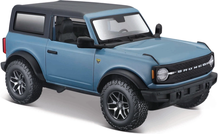 Maisto 2021 Ford Bronco Badlands, model 1:24 – niebieski