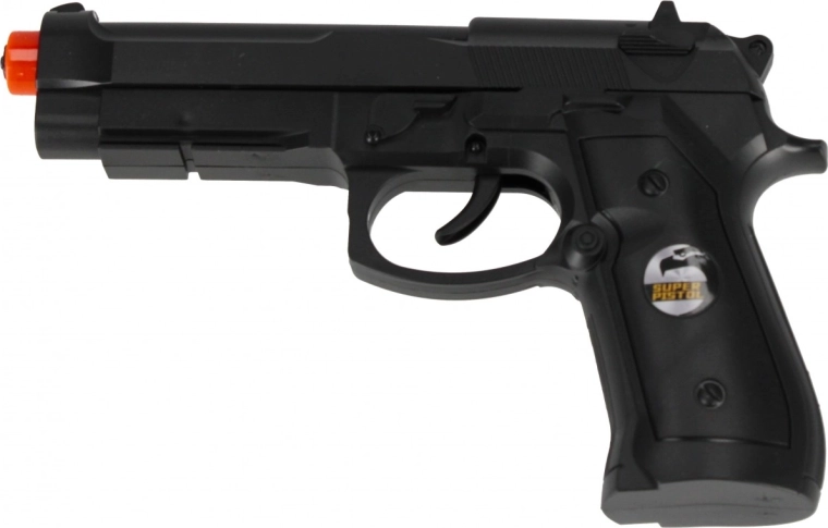 Pistolet zabawkowy z bezpieczną końcówką