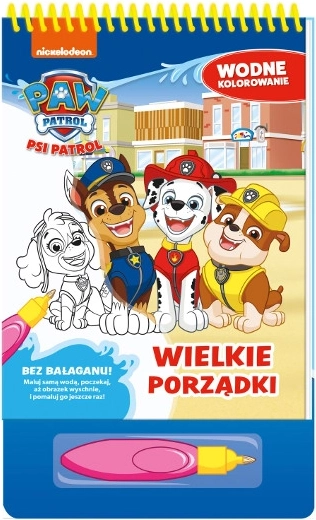 Psi Patrol wodne kolorowanki – Wielkie sprzątanie