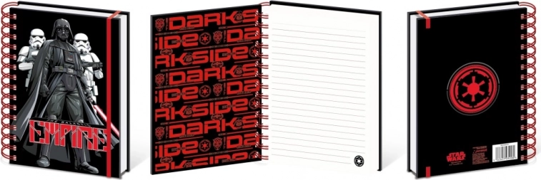 Star Wars notes z ringami A5 – Ciemna Strona