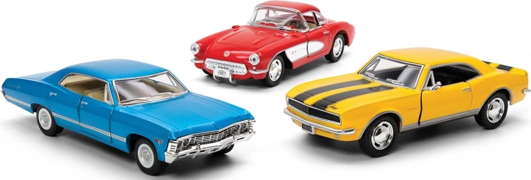 Metalowy model samochodu CHEVROLET Classic z napędem pull-back