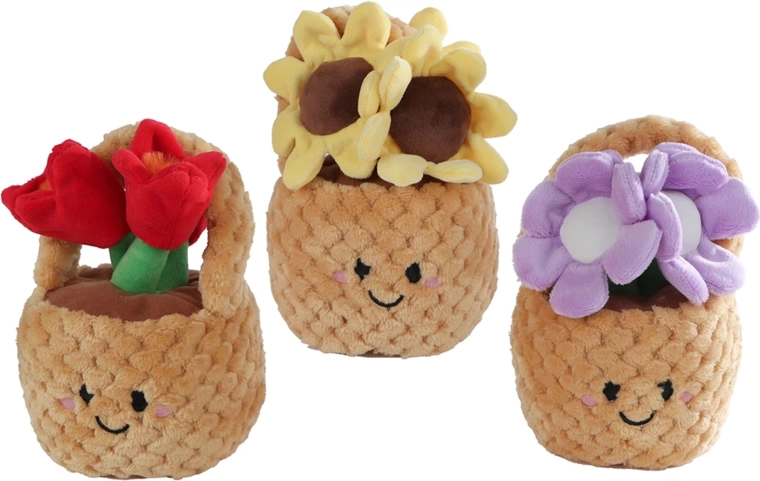 Trzy wesołe warianty kwiatów