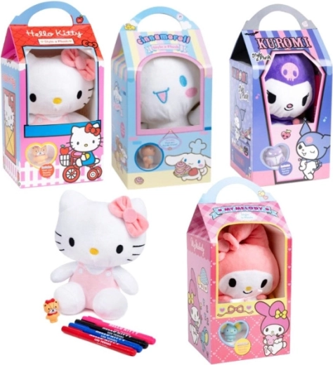 Hello Kitty Style A – pluszak do kolorowania