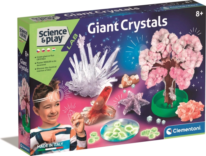 CLEMENTONI Science&Play Laboratorium: Mega świecące kryształy