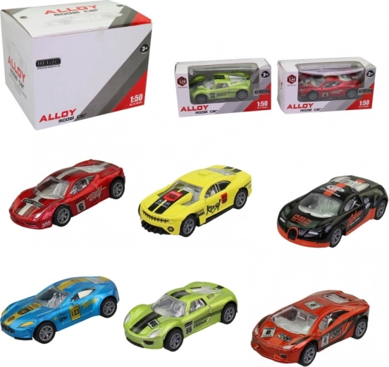 Wyścigowy model auta 8 cm