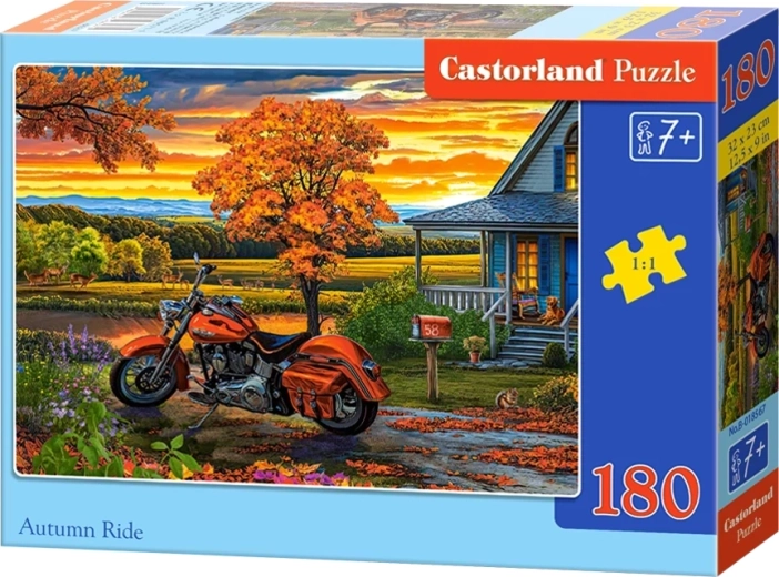 Puzzle Castorland Jesienna przejażdżka, 180 elementów
