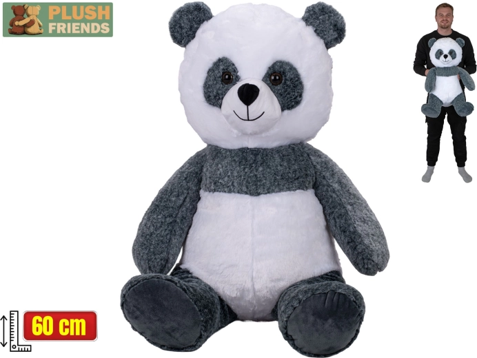 Plush Friends pluszowa panda siedząca 60 cm