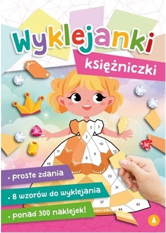 Wyklejanki Księżniczki – naklejkowe obrazki dla dzieci