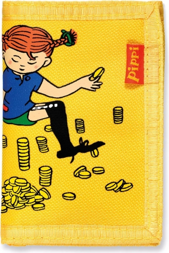 Dziecięcy portfel Pippi – żółty