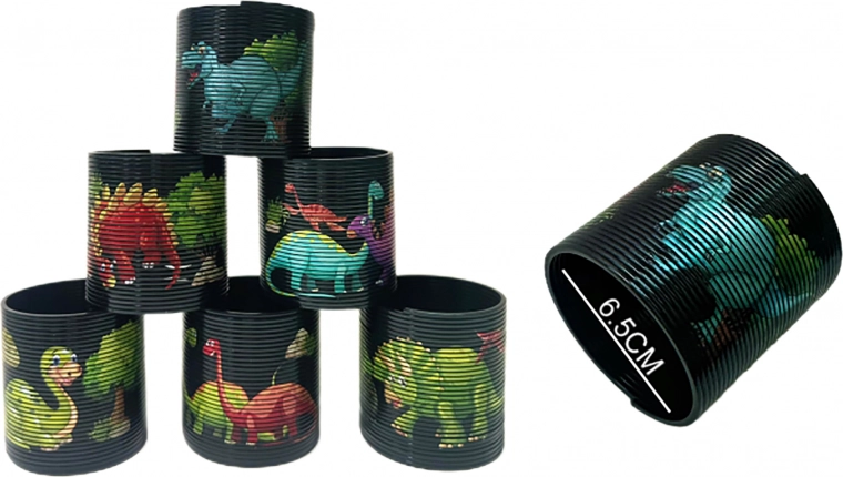Sprężyna z motywem dinozaurów
